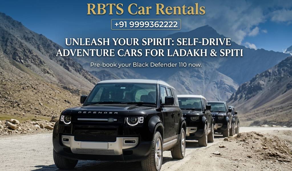 Self Drive Cars for Leh and Spiti Valley