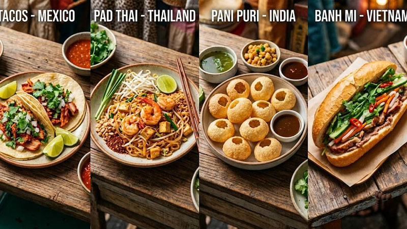 Best Street Foods Around the World Every Traveler Should Try | Punjab Car Rentals