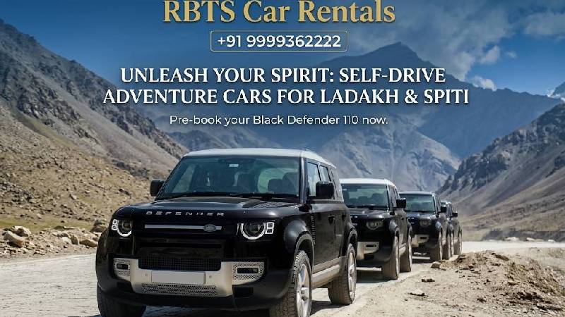 Self Drive Cars for Leh and Spiti Valley